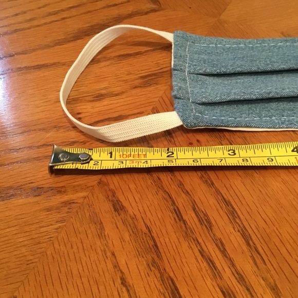 Denim Face Mask (Pleated) - Picture 8 of 8